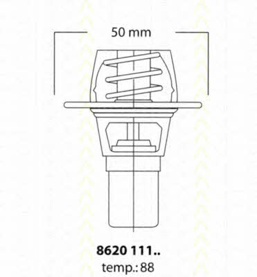 Triscan 8620 11191 Термостат 862011191: Отличная цена - Купить в Польше на 2407.PL!