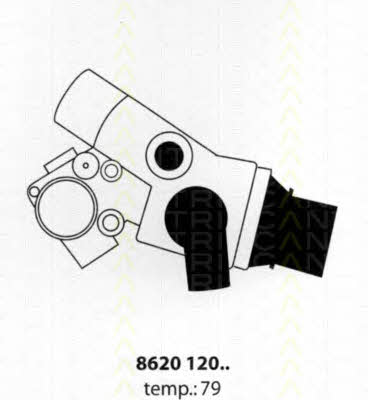 Triscan 8620 12079 Thermostat, coolant 862012079: Buy near me in Poland at 2407.PL - Good price!