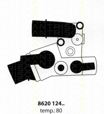 Triscan 8620 12480 Thermostat, coolant 862012480: Buy near me in Poland at 2407.PL - Good price!