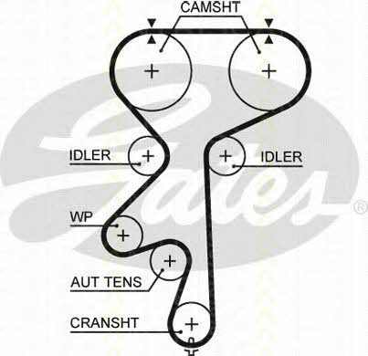 Triscan 8647 24029 Timing Belt Kit 864724029: Buy near me in Poland at 2407.PL - Good price!