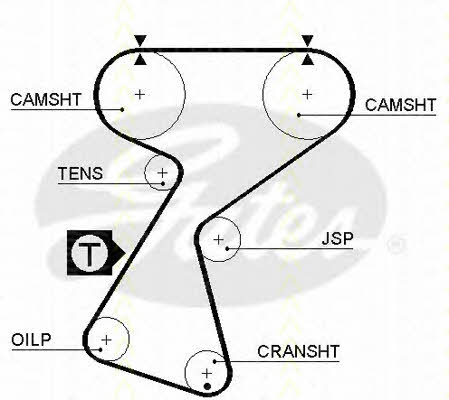 Triscan 8647 25016 Timing Belt Kit 864725016: Buy near me in Poland at 2407.PL - Good price!