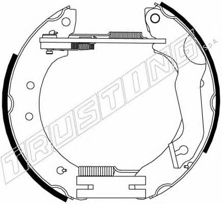 Trusting 6370 Brake shoe set 6370: Buy near me in Poland at 2407.PL - Good price!