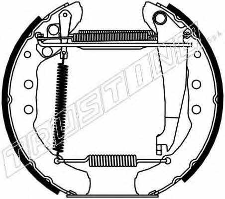 Trusting 6140 Brake shoe set 6140: Buy near me in Poland at 2407.PL - Good price!