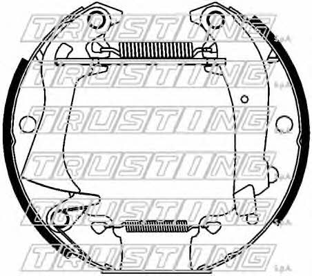 Trusting 6410 Колодки гальмівні барабанні, комплект 6410: Приваблива ціна - Купити у Польщі на 2407.PL!