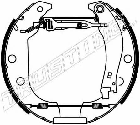 Trusting 6151 Brake shoe set 6151: Buy near me at 2407.PL in Poland at an Affordable price!