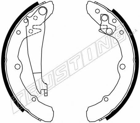 Trusting 016.020 Bremsbackensatz 016020: Kaufen Sie zu einem guten Preis in Polen bei 2407.PL!