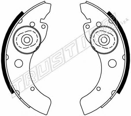 Trusting 034.001 Brake shoe set 034001: Buy near me in Poland at 2407.PL - Good price!