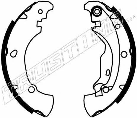 Trusting 034.100 Szczęki hamulcowe, zestaw 034100: Dobra cena w Polsce na 2407.PL - Kup Teraz!