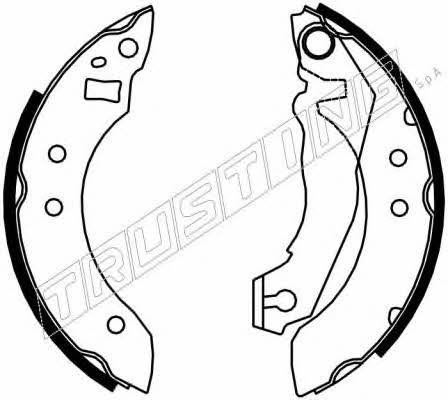 Trusting 040.111 Колодки тормозные барабанные, комплект 040111: Отличная цена - Купить в Польше на 2407.PL!