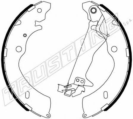 Trusting 047.377Y Szczęki hamulcowe, zestaw 047377Y: Dobra cena w Polsce na 2407.PL - Kup Teraz!