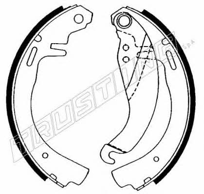 Trusting 073.160 Brake shoe set 073160: Buy near me in Poland at 2407.PL - Good price!