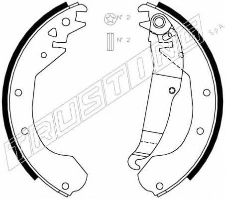 Trusting 073.163 Brake shoe set 073163: Buy near me at 2407.PL in Poland at an Affordable price!