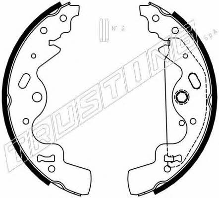 Trusting 092.308 Bremsbackensatz 092308: Kaufen Sie zu einem guten Preis in Polen bei 2407.PL!