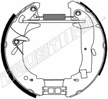 Trusting 6338 Brake shoe set 6338: Buy near me at 2407.PL in Poland at an Affordable price!