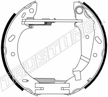 Trusting 6354 Brake shoe set 6354: Buy near me at 2407.PL in Poland at an Affordable price!