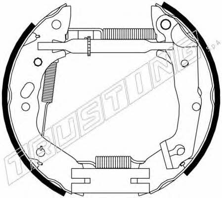 Trusting 6361 Brake shoe set 6361: Buy near me in Poland at 2407.PL - Good price!