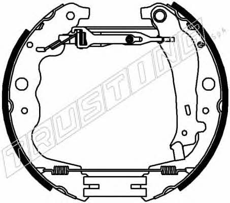 Trusting 6439 Brake shoe set 6439: Buy near me at 2407.PL in Poland at an Affordable price!