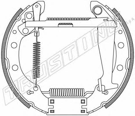 Trusting 6474 Brake shoe set 6474: Buy near me at 2407.PL in Poland at an Affordable price!