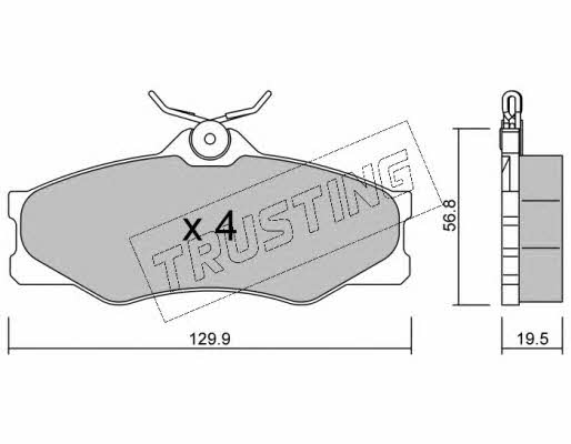 Trusting 652.0 Brake shoe set 6520: Buy near me at 2407.PL in Poland at an Affordable price!