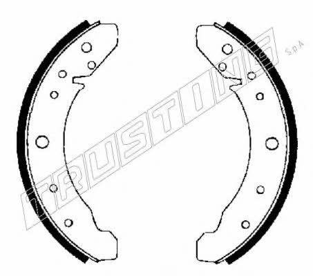 Trusting 124.242 Brake shoe set 124242: Buy near me at 2407.PL in Poland at an Affordable price!