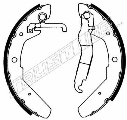 Trusting 124.279 Brake shoe set 124279: Buy near me at 2407.PL in Poland at an Affordable price!