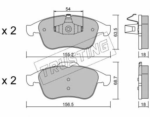 Trusting 819.0 Brake Pad Set, disc brake 8190: Buy near me in Poland at 2407.PL - Good price!