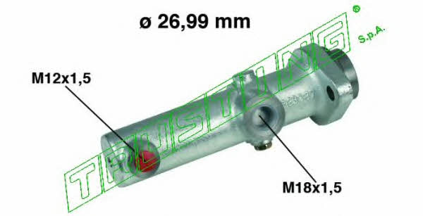 Trusting PF137 Brake Master Cylinder PF137: Buy near me in Poland at 2407.PL - Good price!