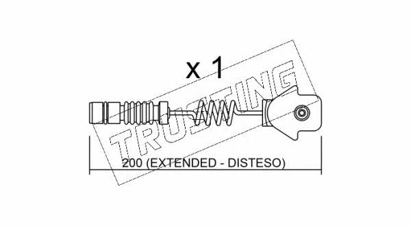 Trusting SU.012 Датчик износа тормозных колодок SU012: Отличная цена - Купить в Польше на 2407.PL!