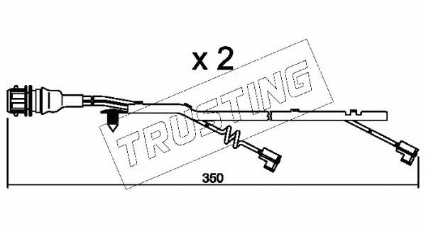 Trusting SU.182K Czujnik zużycia klocków hamulcowych SU182K: Dobra cena w Polsce na 2407.PL - Kup Teraz!