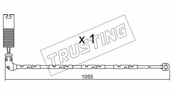 Trusting SU.196 Czujnik zużycia klocków hamulcowych SU196: Dobra cena w Polsce na 2407.PL - Kup Teraz!