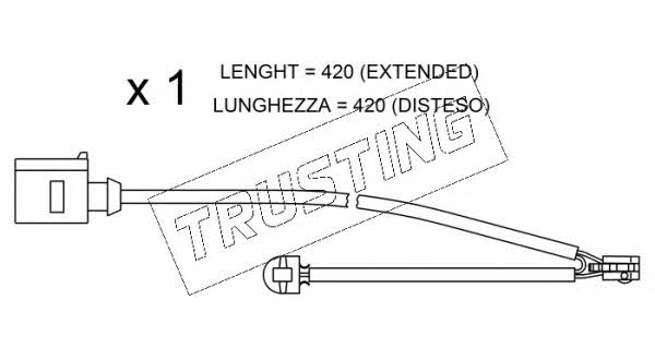 Trusting SU.217 Czujnik zużycia klocków hamulcowych SU217: Dobra cena w Polsce na 2407.PL - Kup Teraz!