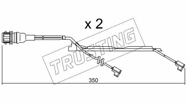Trusting SU.231K Czujnik zużycia klocków hamulcowych SU231K: Dobra cena w Polsce na 2407.PL - Kup Teraz!