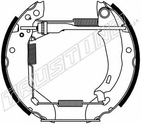 Trusting 6055 Brake shoe set 6055: Buy near me in Poland at 2407.PL - Good price!