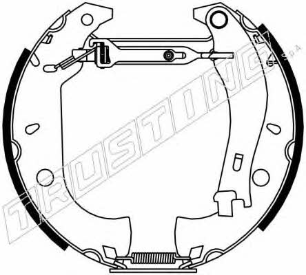 Trusting 6076 Brake shoe set 6076: Buy near me in Poland at 2407.PL - Good price!