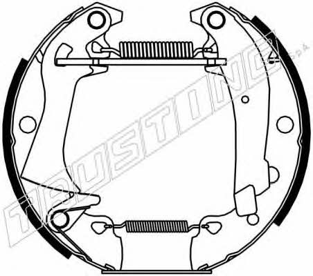 Trusting 6123 Brake shoe set 6123: Buy near me at 2407.PL in Poland at an Affordable price!