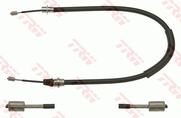 TRW GCH1702 Parking brake cable, right GCH1702: Buy near me in Poland at 2407.PL - Good price!