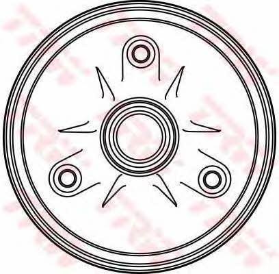 TRW DB4044 Rear brake drum DB4044: Buy near me at 2407.PL in Poland at an Affordable price!