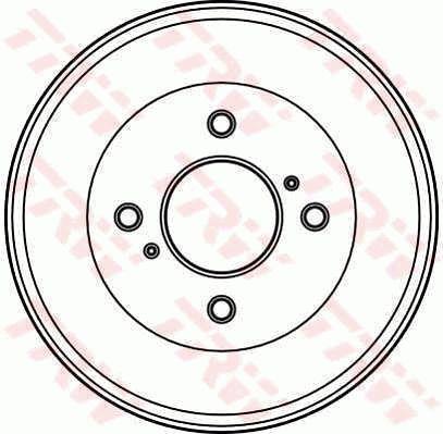 TRW DB4047 Rear brake drum DB4047: Buy near me at 2407.PL in Poland at an Affordable price!