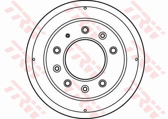 TRW DB4078 Rear brake drum DB4078: Buy near me at 2407.PL in Poland at an Affordable price!
