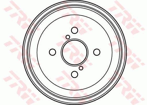 TRW DB4115 Rear brake drum DB4115: Buy near me at 2407.PL in Poland at an Affordable price!