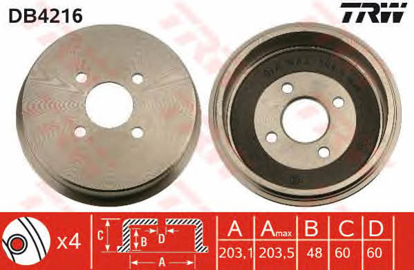 Купити TRW DB4216 за низькою ціною в Польщі!