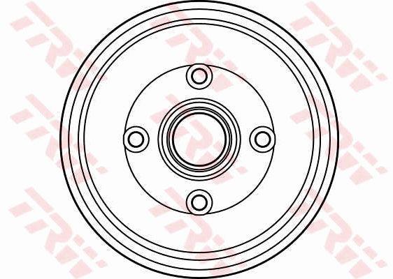 TRW DB4305 Rear brake drum DB4305: Buy near me at 2407.PL in Poland at an Affordable price!