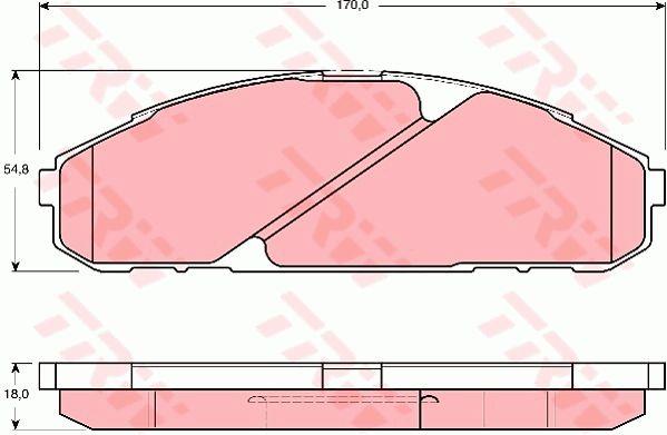 TRW GDB3394 TRW COTEC Scheibenbremsbeläge, Satz GDB3394: Kaufen Sie zu einem guten Preis in Polen bei 2407.PL!