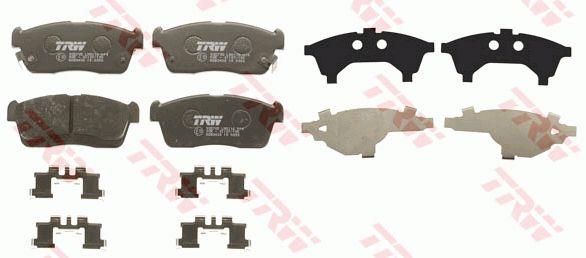 TRW GDB3430 TRW COTEC disc brake pads, set GDB3430: Buy near me in Poland at 2407.PL - Good price!