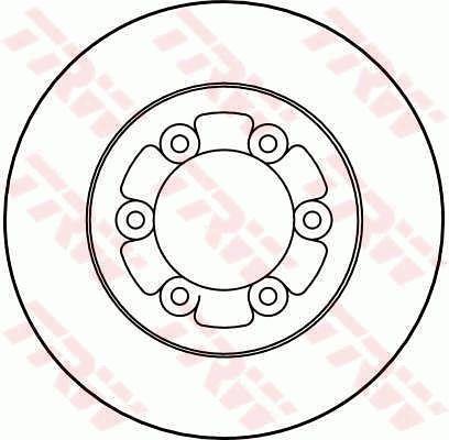 TRW DF1432 Front brake disc ventilated DF1432: Buy near me in Poland at 2407.PL - Good price!