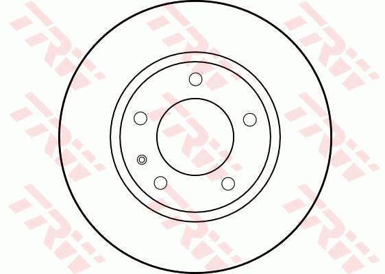 TRW DF1565 Front brake disc ventilated DF1565: Buy near me in Poland at 2407.PL - Good price!