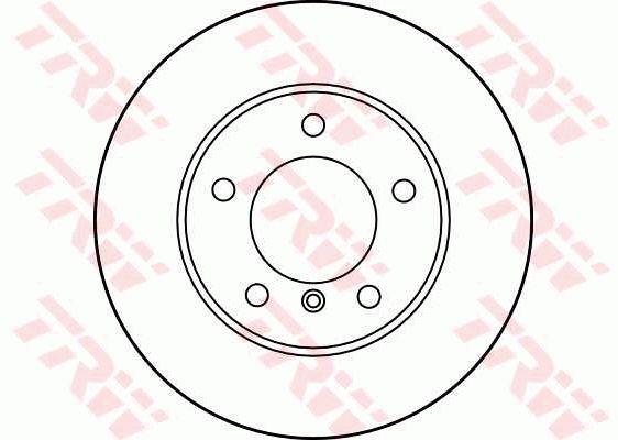 TRW DF1599 Unventilated front brake disc DF1599: Buy near me in Poland at 2407.PL - Good price!