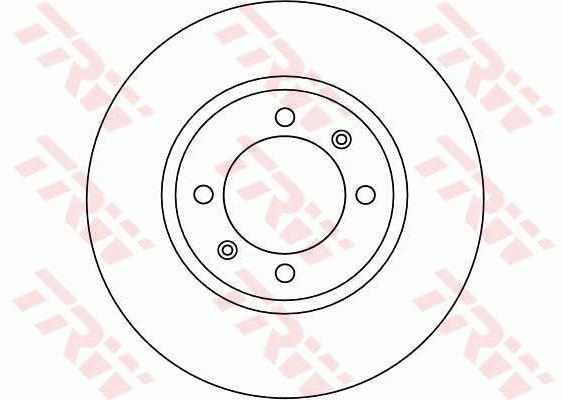 TRW DF1664 Unbelüftete Bremsscheibe vorne DF1664: Kaufen Sie zu einem guten Preis in Polen bei 2407.PL!