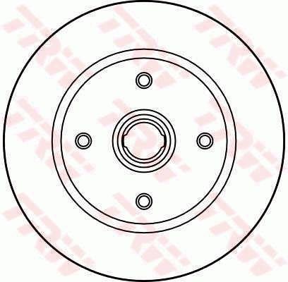 TRW DF1691 Brake disc DF1691: Buy near me at 2407.PL in Poland at an Affordable price!