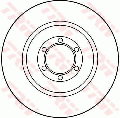 TRW DF1715 Bremsscheibe hinten, unbelüftet DF1715: Kaufen Sie zu einem guten Preis in Polen bei 2407.PL!